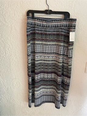 New Daily Thread Black & White Patterned Maxi Skirt